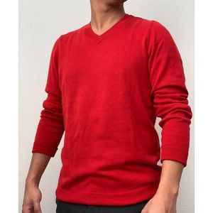 H&M - lightweight v-neck sweater, sz S